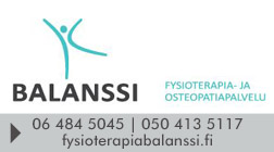 Fysioterapia- ja osteopatiapalvelu Balanssi - Helena Mantere Oy logo